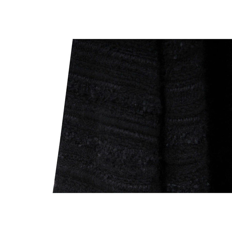 Hooded Oversized Cardigan Black Wool Mohair Blend SAINT LAURENT 