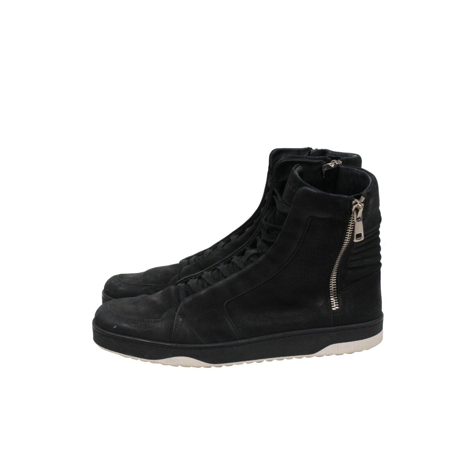 Gucci Mens Hudson High Top Sneakers Size US12 G11 Black  display picture 2