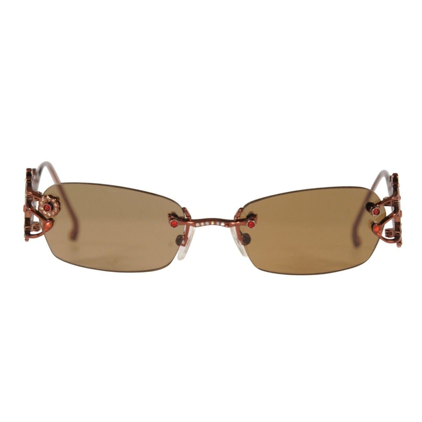 Judith Leiber rimless prescription eyeglasses Judith Leiber Metal Eyeglass Frames for sale | eBay main image 2