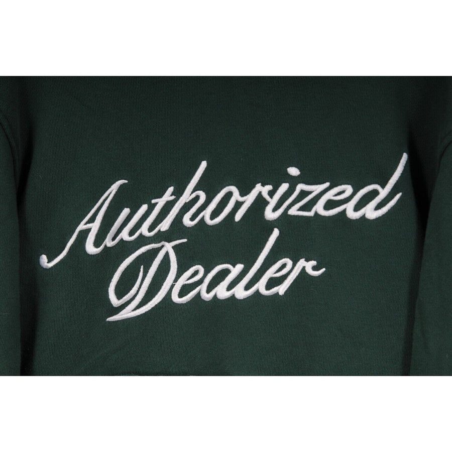 Just Don Mens Authorized Dealer Hoodie Small Green White 100% Cotton Pullover Just Don 