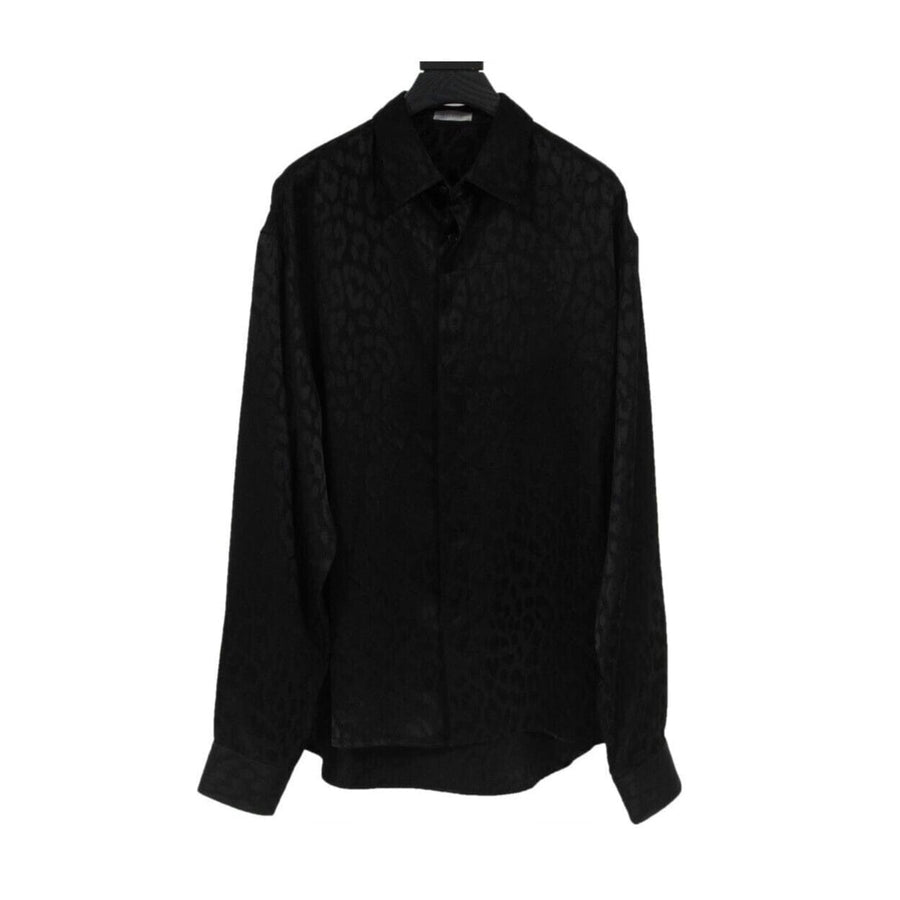 dior black dress shirt Dior Homme Embroidered Bee Shirt in Black for Men
