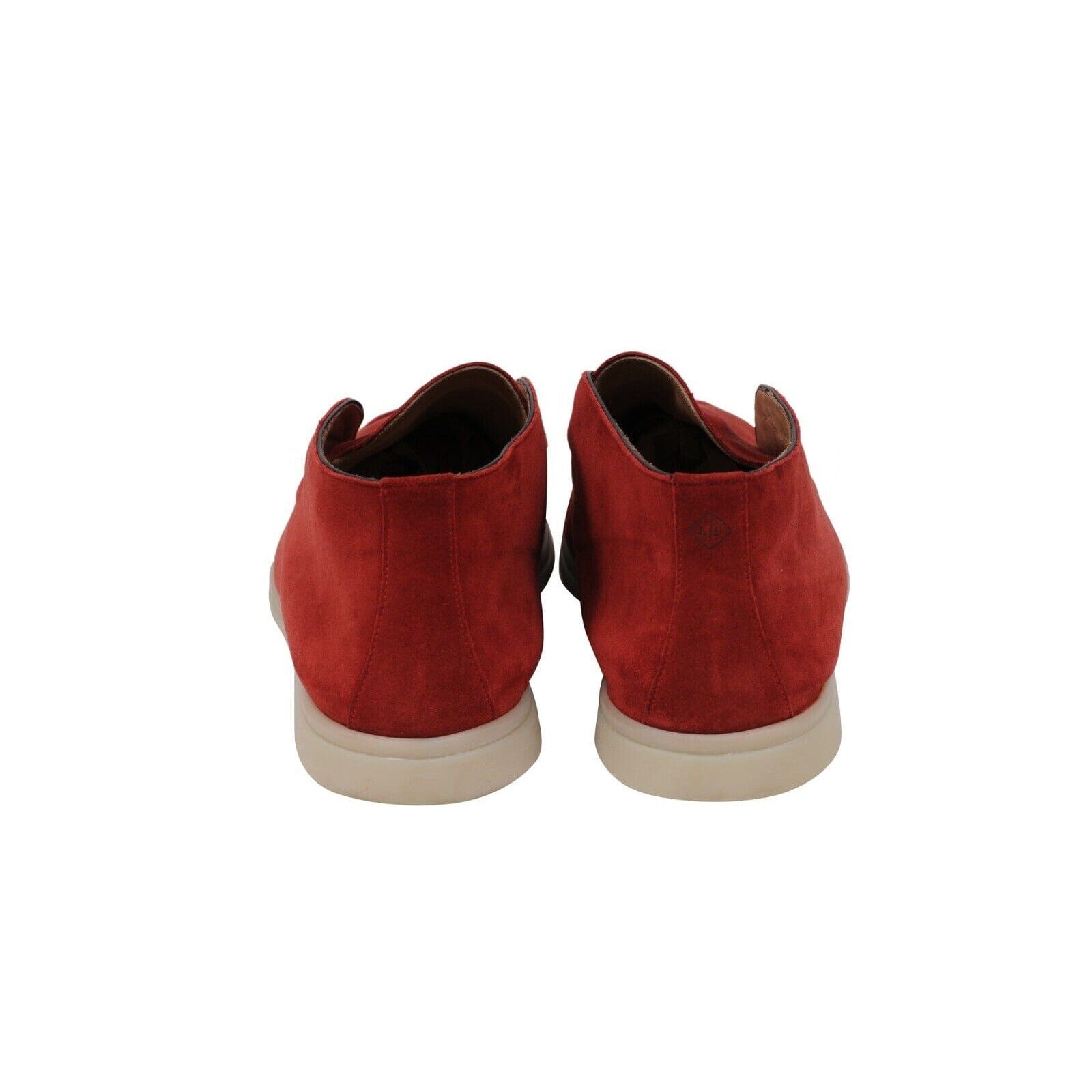 Loro Piana Open Walk Ankle Boots Size US 13 46 Red Suede Slip On Mid Top Chukkas Loro Piana - Open Walk Red Suede Ankle Boot | Mitchell Stores main image 3