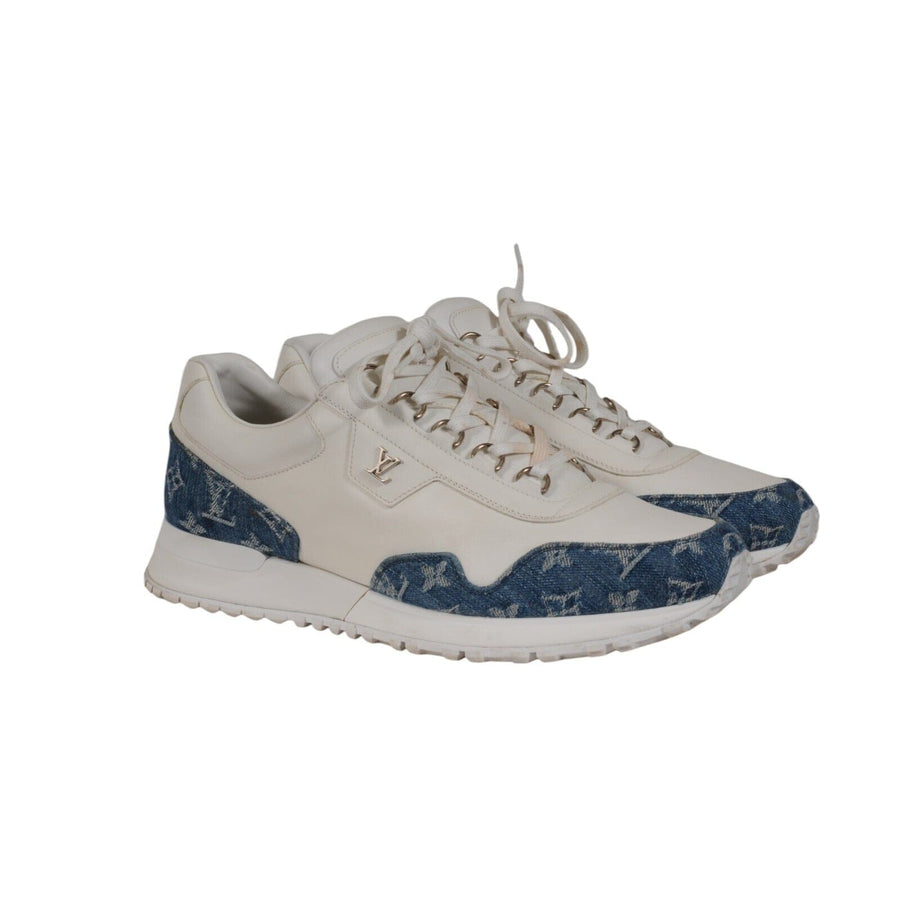 Louis Vuitton Men Run Away Sneakers Size US 8.5 UK 7.5 Blue  display picture 3