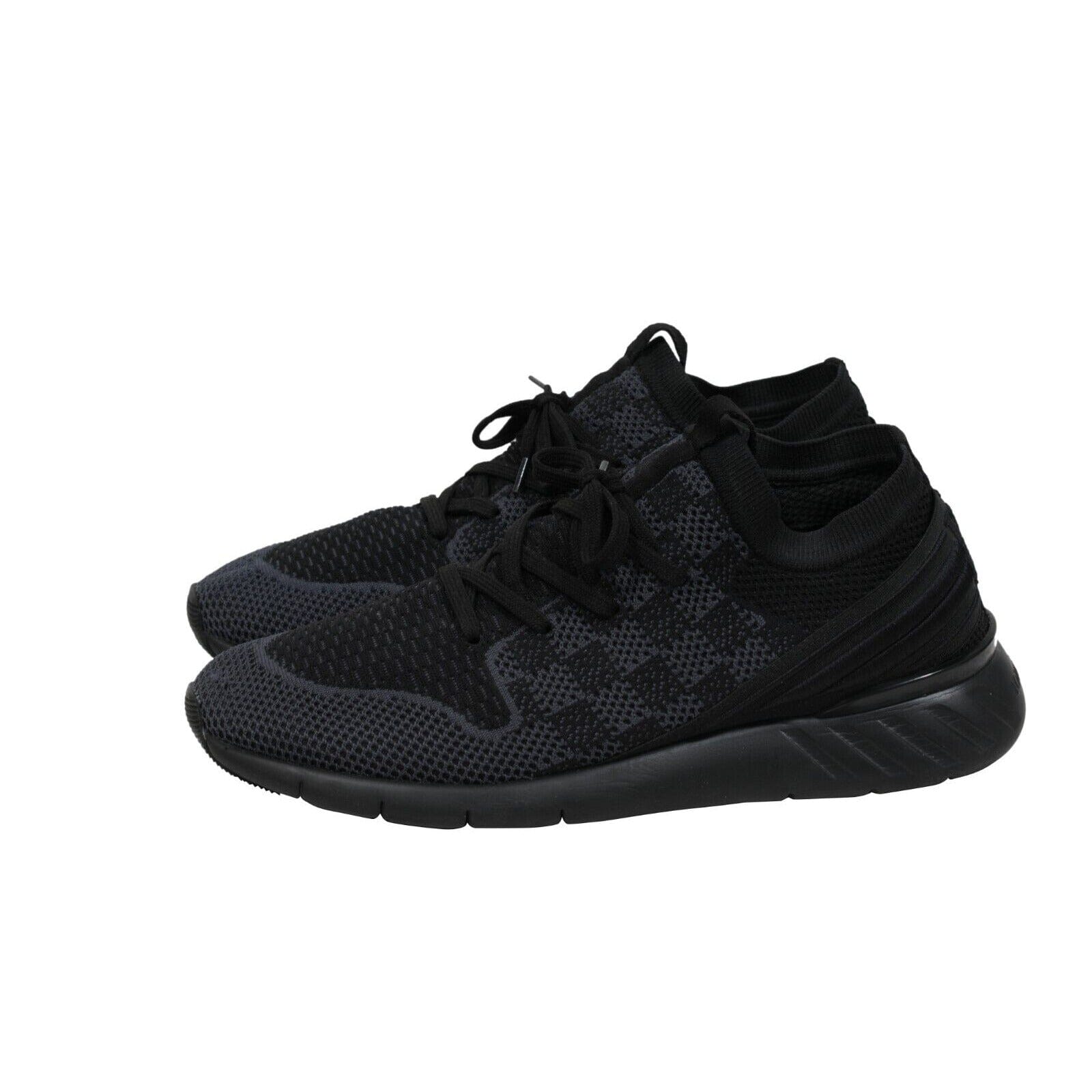 Louis Vuitton Fastlane Men\'s Sneakers Louis Vuitton Black Monogram Denim Fastlane Trainers Size 9.5 US main image 2