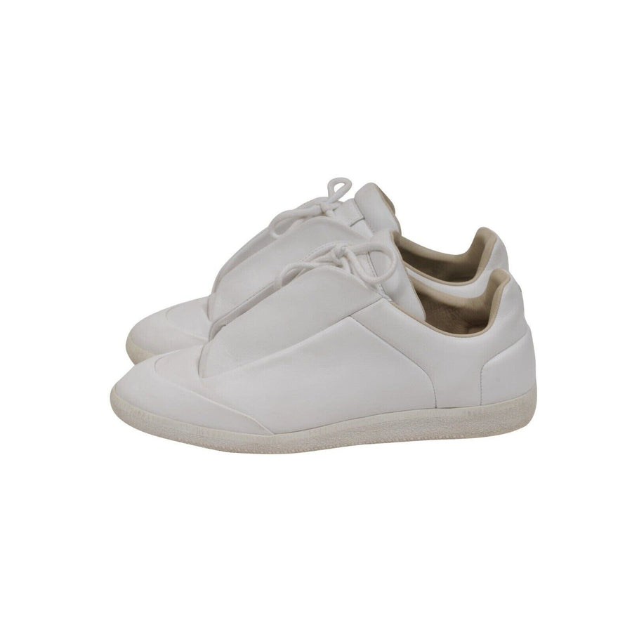 Maison Martin Margiela Mens Future Sneakers Size US9 EU42 White Leather Low Top MAISON MARGIELA 
