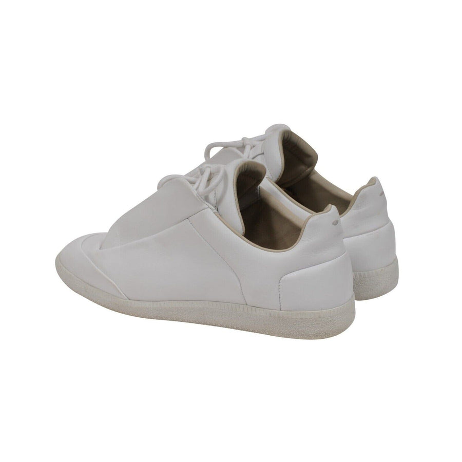 Maison Martin Margiela Mens Future Sneakers Size US9 EU42 White Leather Low Top MAISON MARGIELA 