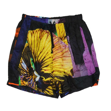 Mika Ninagawa Black Floral Bermuda Shorts DRIES VAN NOTEN 