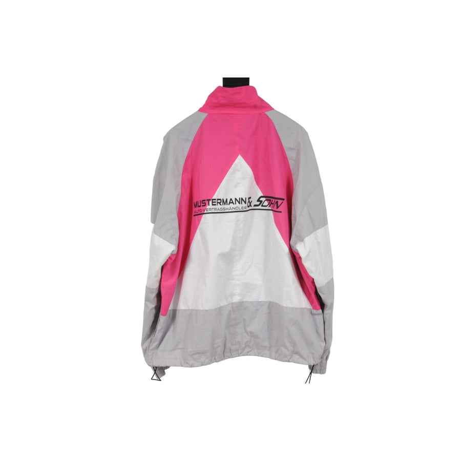 Vestments Mustermann Color Block Pink Grey White Windbreaker Track Jacket Small THE ECHELON