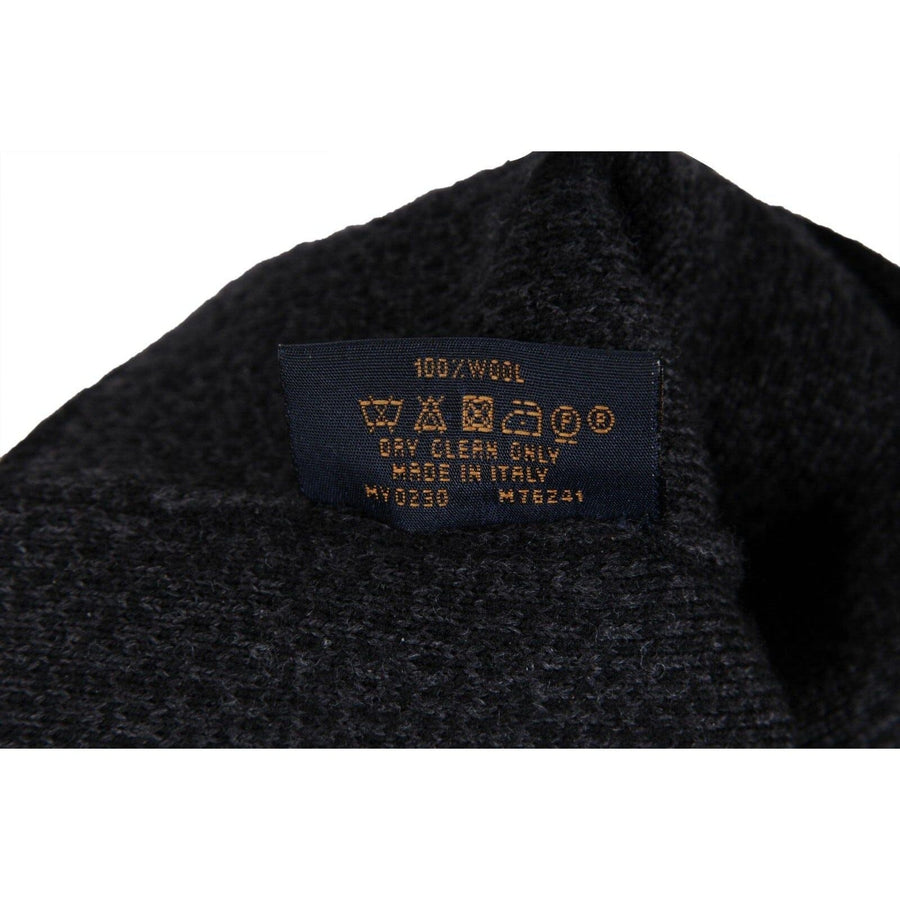 My Monogram Eclipse Beanie Black Blue Wool Hat Lv Monogram Cap Louis Vuitton 