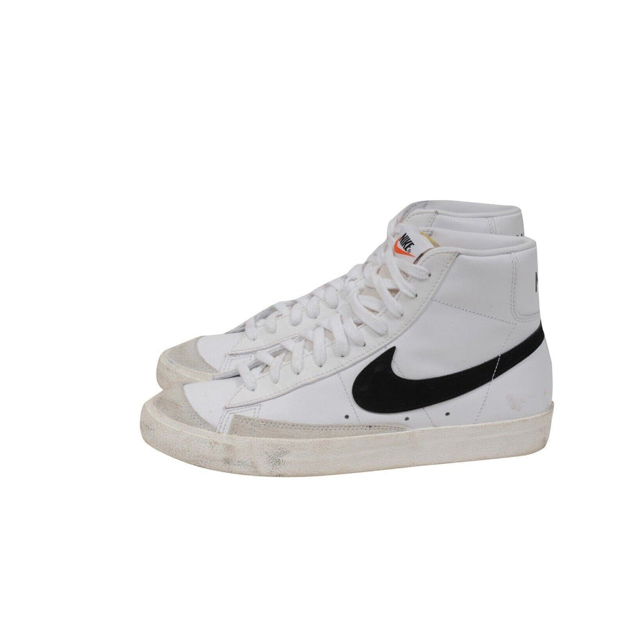 Nike Mens Blazer Mid 77 Vintage Sneakers Size US 9 White Black Leather Trainers NIKE 