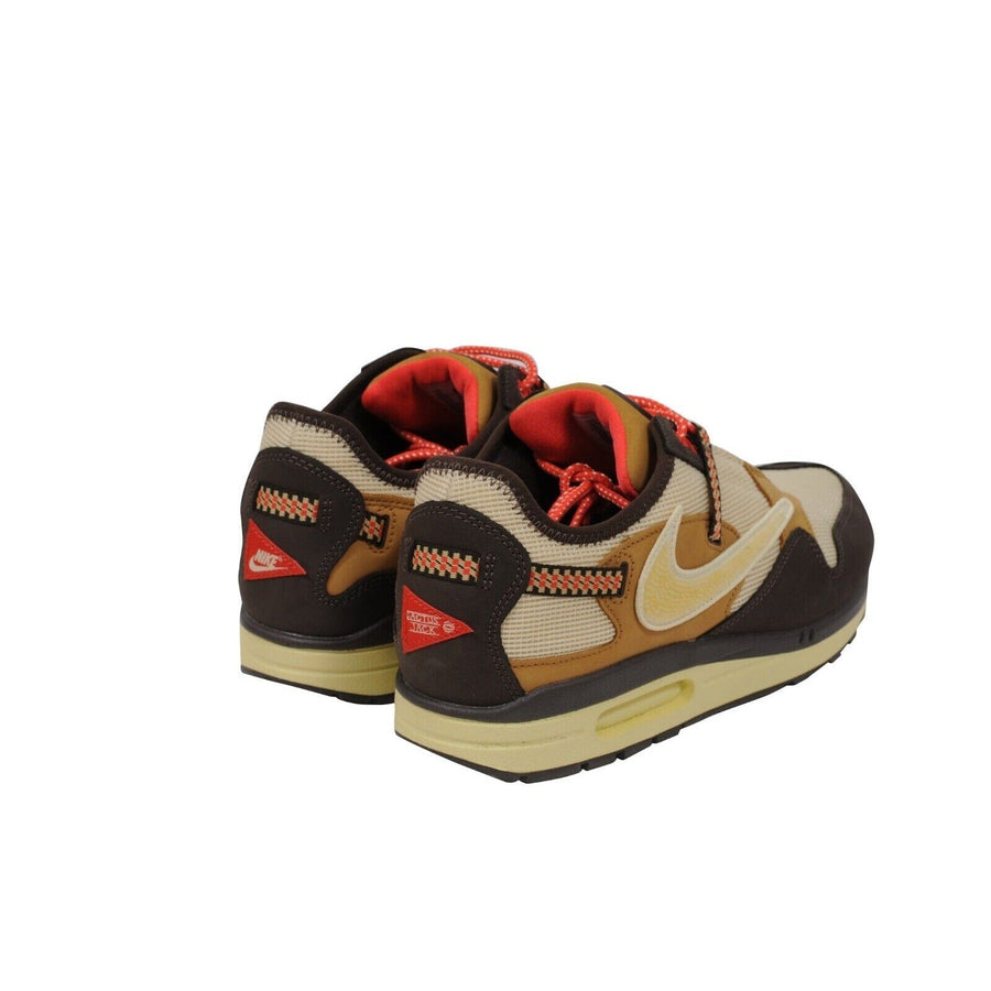 Nike Mens Cactus Jack Air Max 1 CJ Sneakers Size US 11 Baroque Brown Tan Orange NIKE 