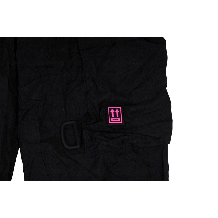 Off-White Bondage Cargo Pants Size US 30 Black Polyamide Logo Adjustable Off-White 