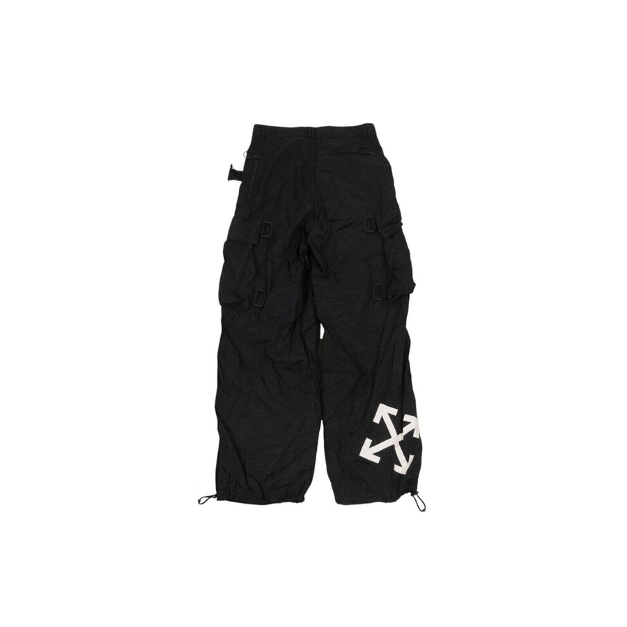 Off-White Bondage Cargo Pants Size US 30 Black Polyamide Logo Adjustable Off-White 