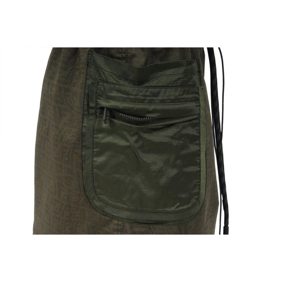 Olive Green Cargo FF Logo Mini Skirt Fendi 