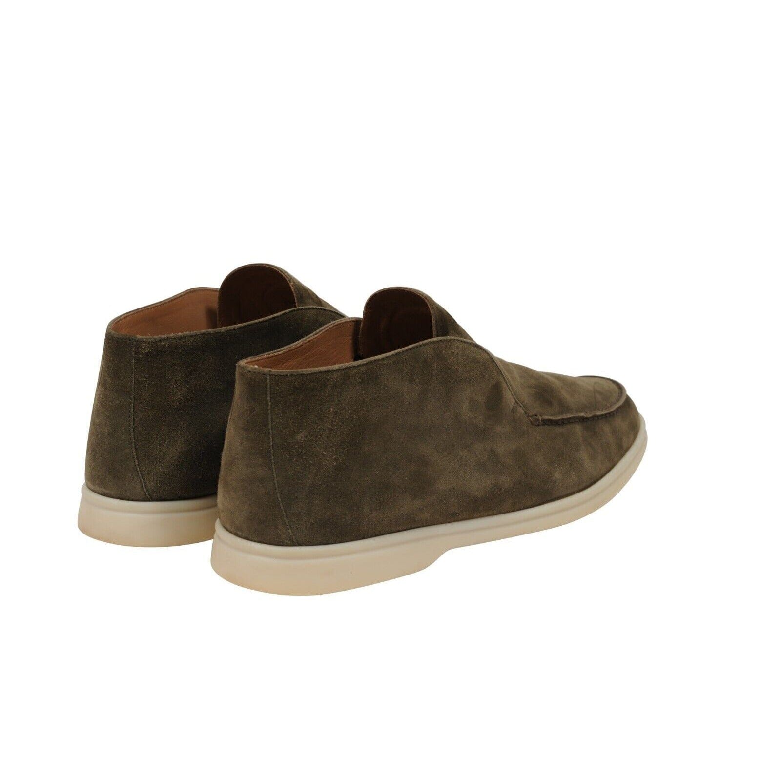 Loro Piana Open Walk Chukkas Olive Green Suede Us11 Eu44 – THE-ECHELON