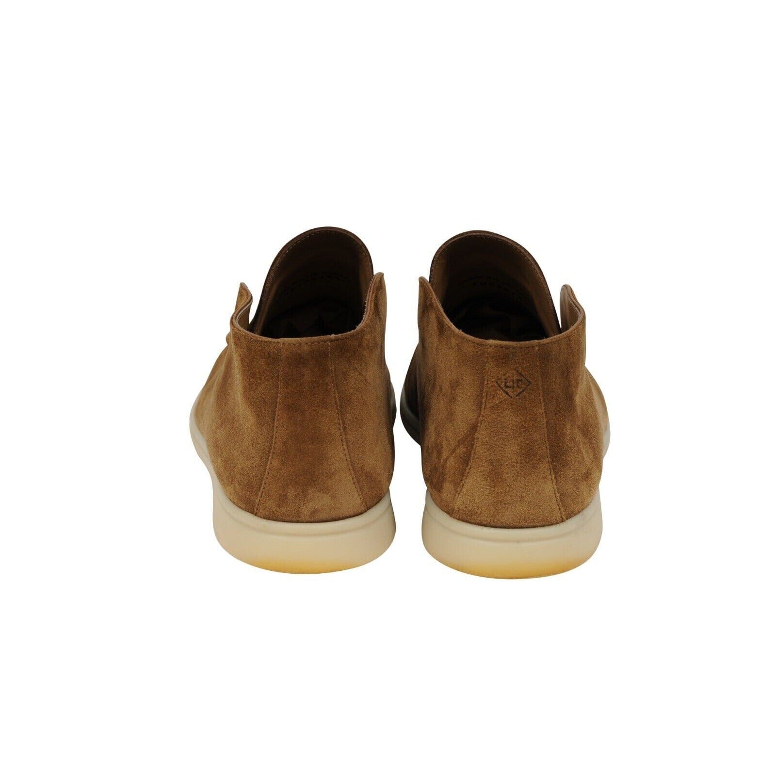 Loro Piana Open Walk Ankle Boots US 9.5 42.5 Brown Tan Suede 