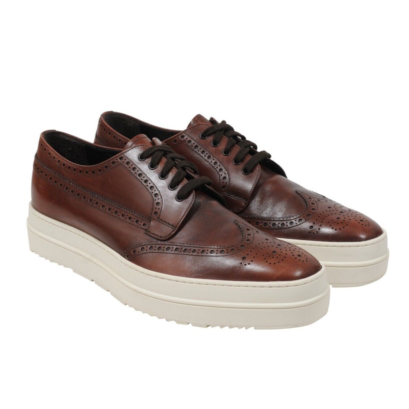 Prada Mens Oxford Wingtip Platform Derby US 10.5 UK 9.5 