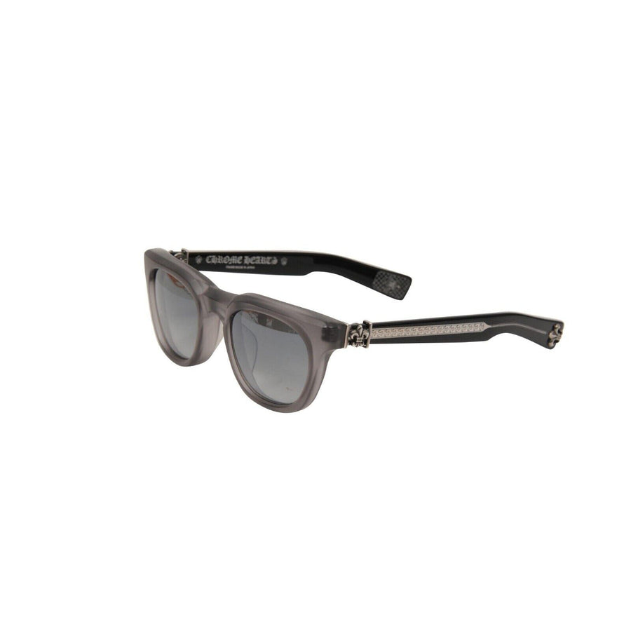 Penetranus Rex Sunglasses Grey Black Transparent Square Chrome 925 CHROME HEARTS 