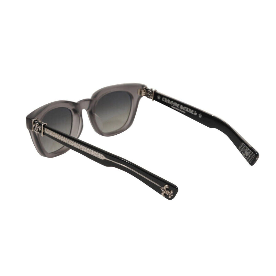 Penetranus Rex Sunglasses Grey Black Transparent Square Chrome 925 CHROME HEARTS 