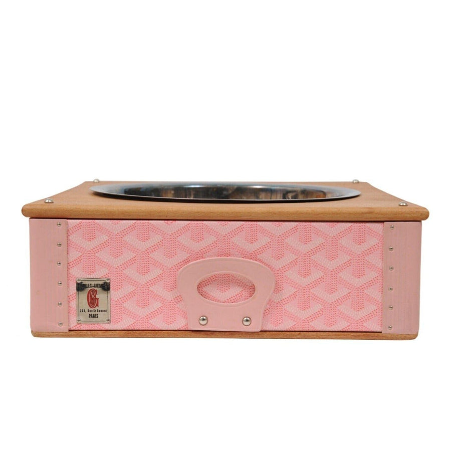 Pink Dog Bowl Trunk GOYARD 