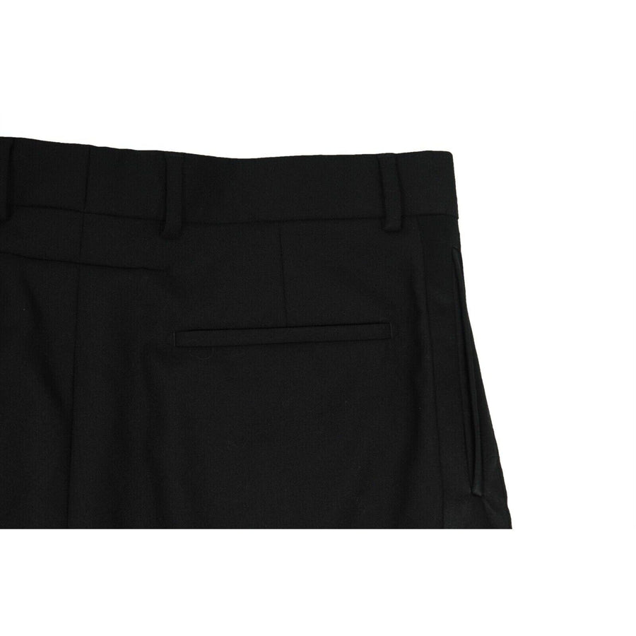 Pleated Shorts Black Wool Blend Formal Dress Casual GIVENCHY 