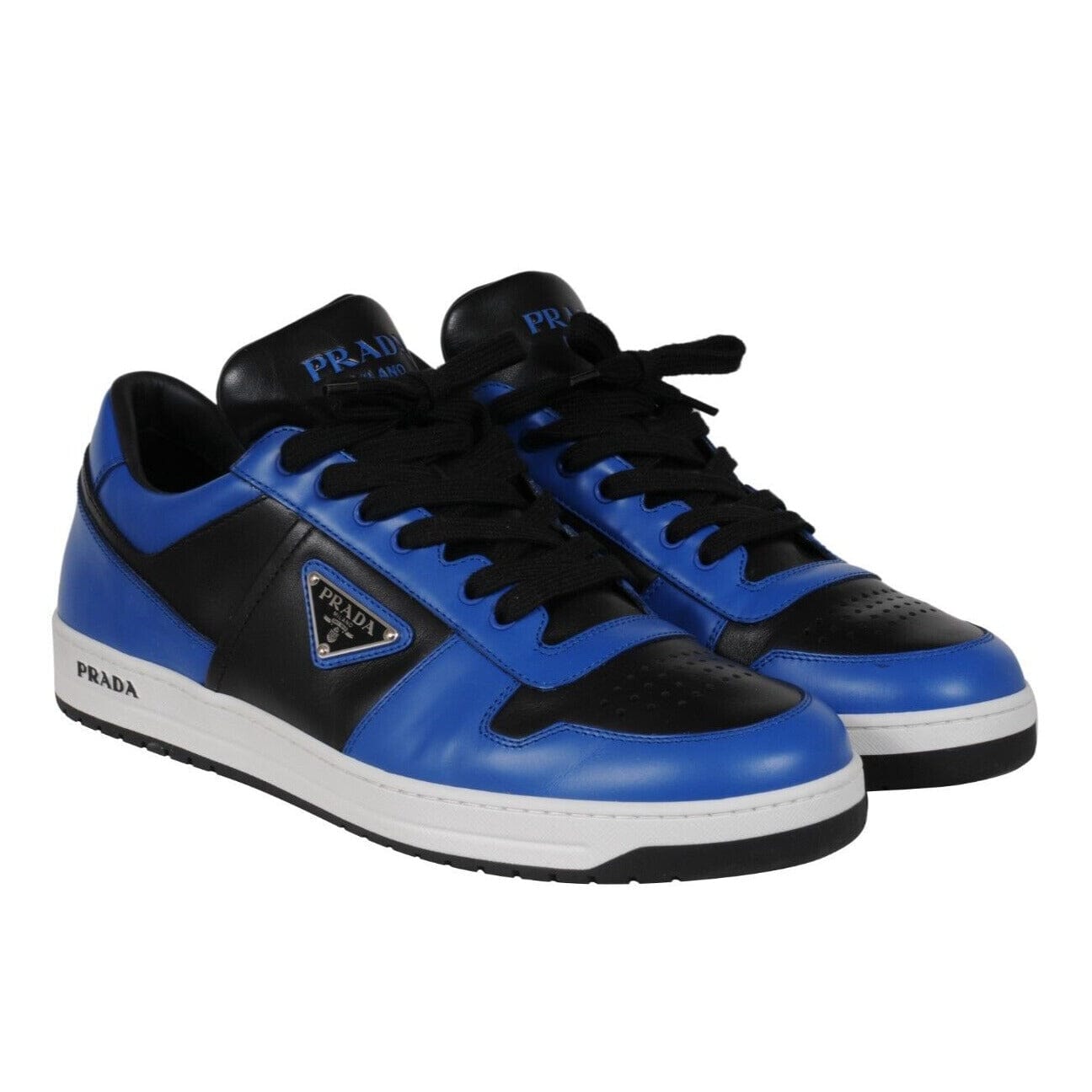 Prada Men Downtown Sneakers Size US 11 UK 10 Black Blue  display picture 1