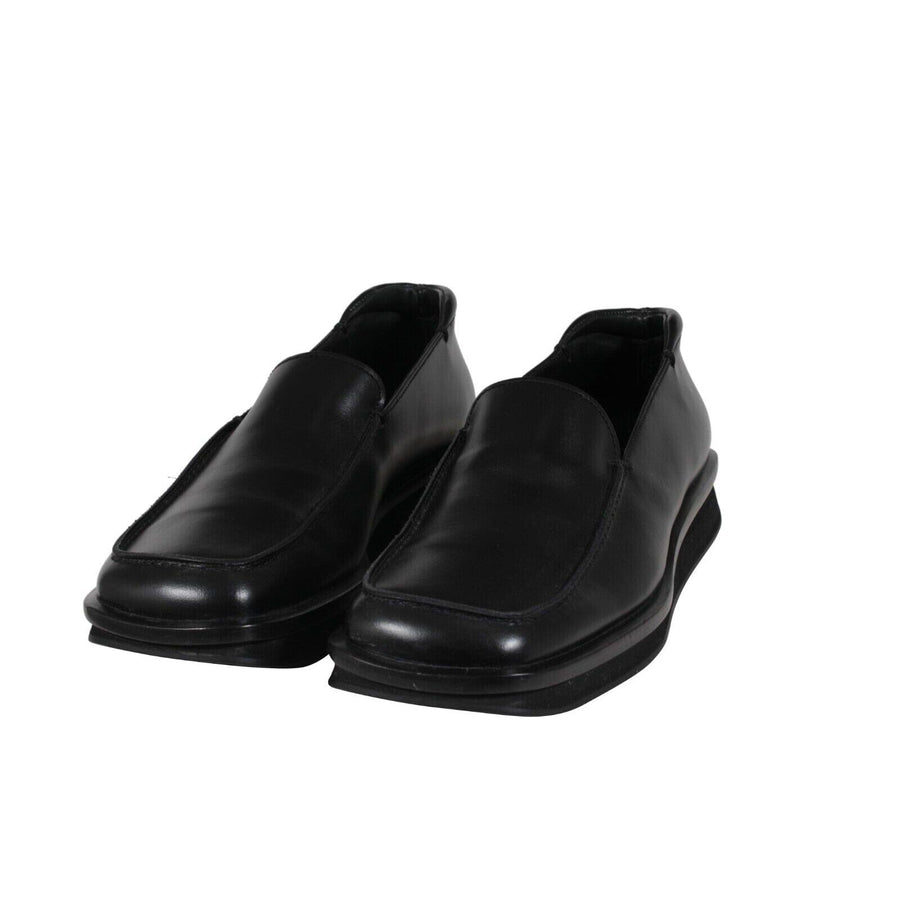 Prada Mens AW99 Vintage Square Toe Loafers US 9 UK 8 Black  display picture 1