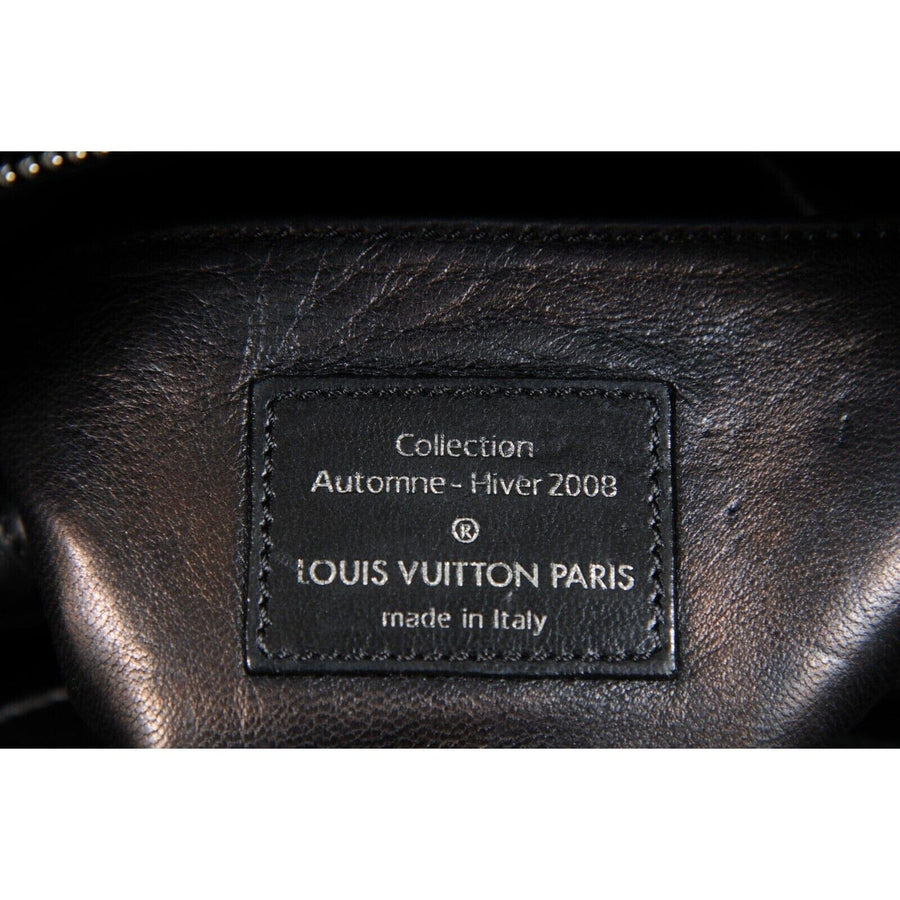 Python Perfore Lutece Shoulder Bag Black Silver Logo AW 2008 Y2k LOUIS VUITTON 