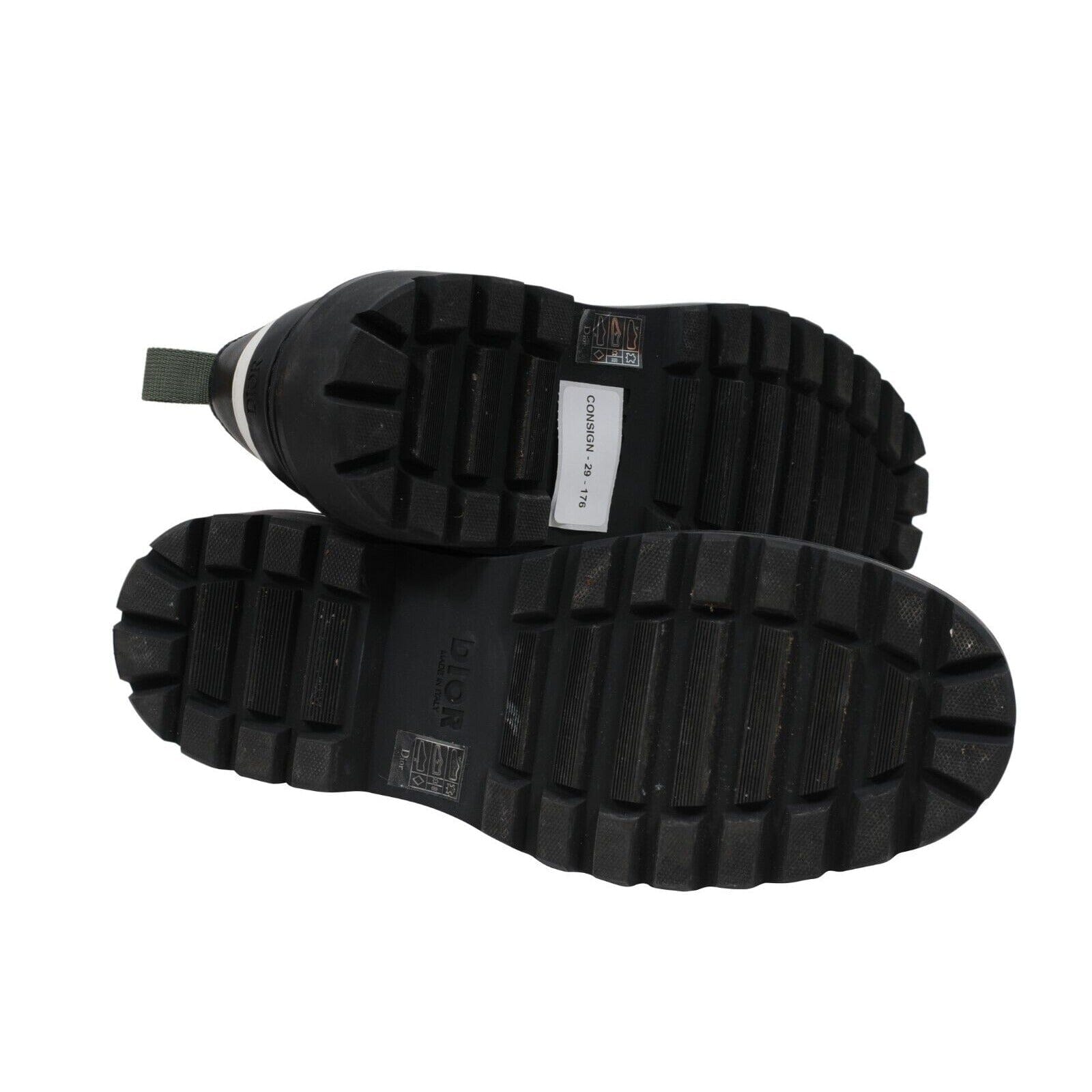 Dior Mens Sacai Chunky Derby US 12 45 Black White Leather Platform