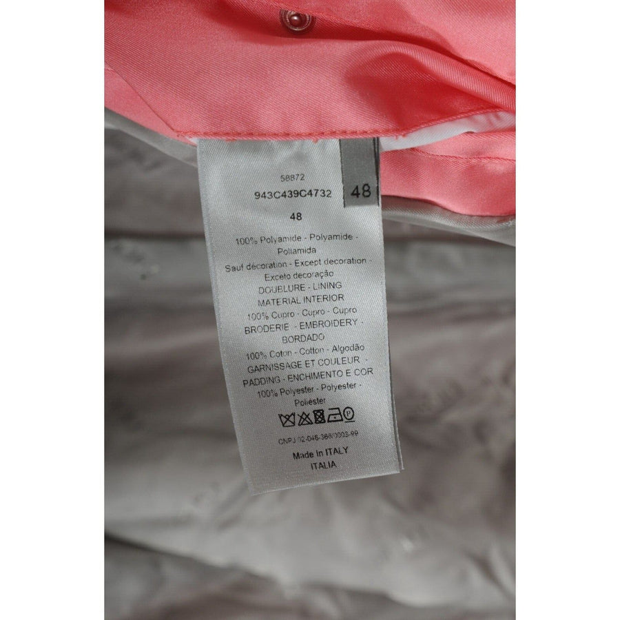 Saddle Bomber Jacket Pink Nylon Logo Double Zipper Dior 