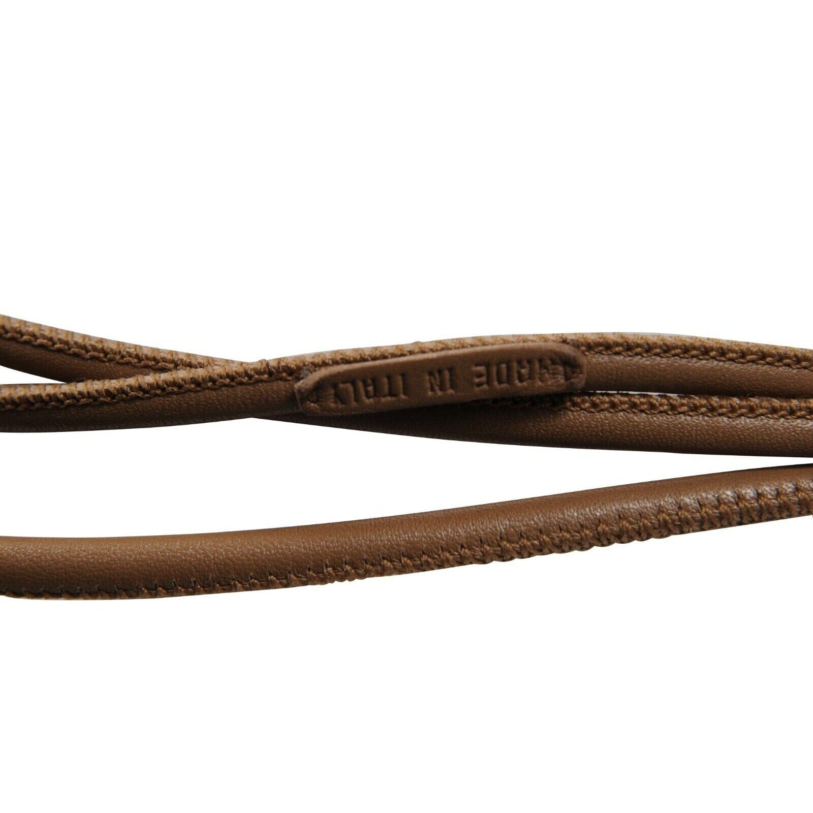 Salvatore Ferragamo Brown Leather Rope String Waist Belt  display picture 1