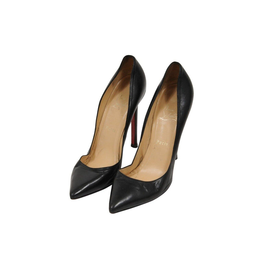 Christian Louboutin Womens So Kate Size 39 Black Leather 120MM