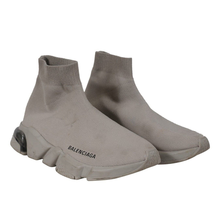 Balenciaga Womens Speed Sock Runner EU 37 US Nude Gray Trainers