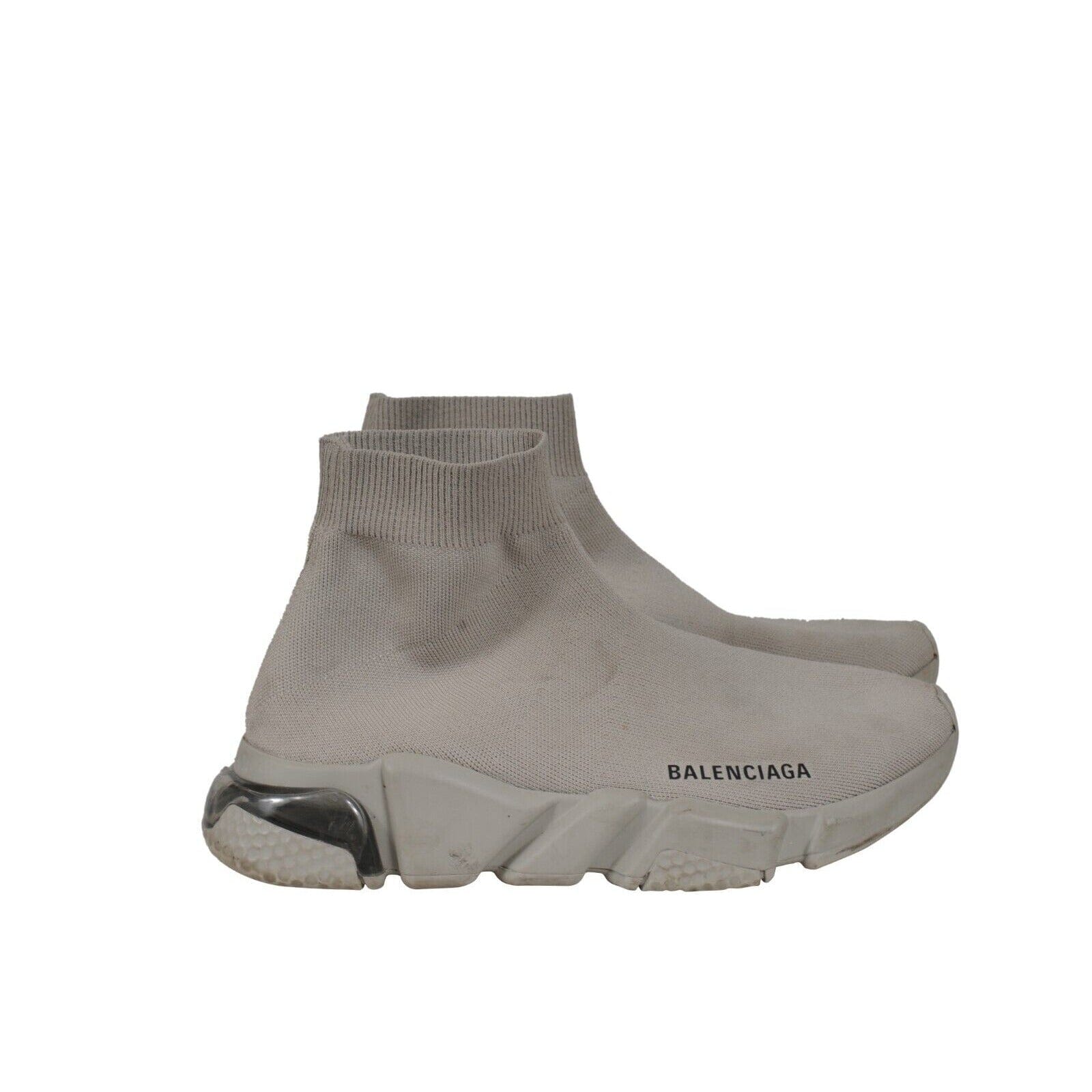 Balenciaga Womens Speed Sock Runner EU 37 US Nude Gray Trainers