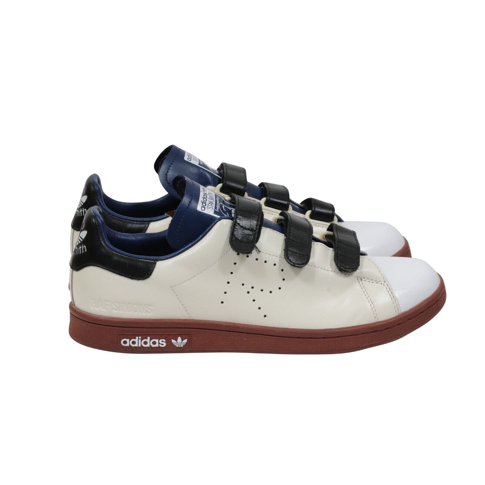 Adidas Raf Simons Mens Stan Smith US9 White Brown Blue Carry Ove Strap  Sneakers – THE-ECHELON