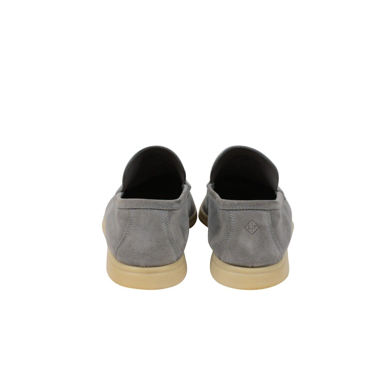 Loro Piana Mens Summer Walk US 7 EU 40 Grey Suede Low Top Slip On