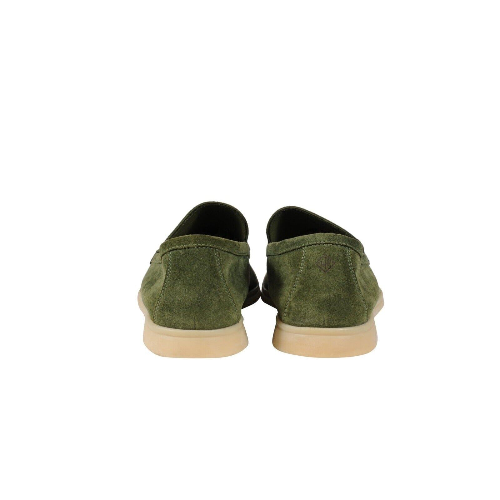 Loro Piana Mens Summer Walk US 9.5 EU 42.5 Green Suede Low  display picture 1