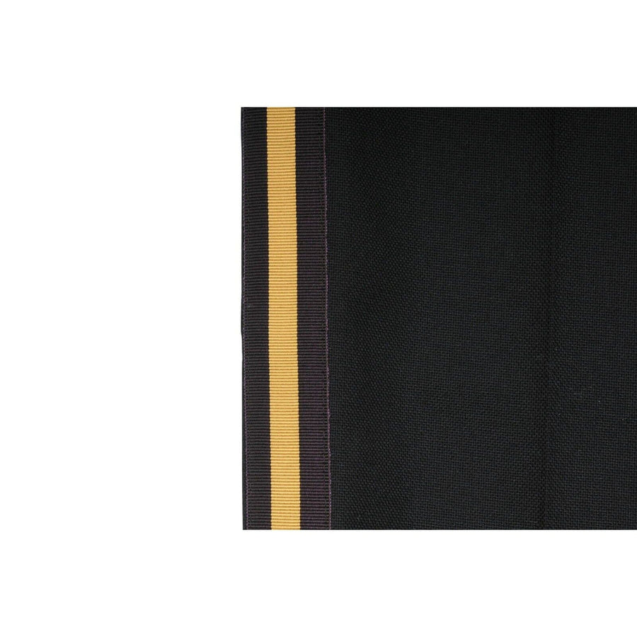 Dries Van Noten Tuxedo Stripe Split Hem Track Pants Black Gold Wool Size 50 Medium THE-ECHELON Dries Van Noten Tuxedo Stripe Split Hem Track Pants Black Gold Wool Size 50 Medium THE-ECHELON