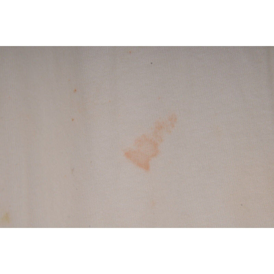 Vintage Distressed T Shirt Size Medium White 100% Cotton Thrashed Balmain 