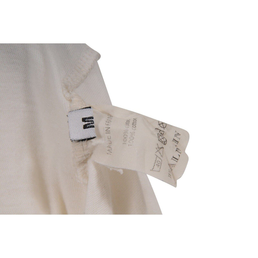 Vintage Distressed T Shirt Size Medium White 100% Cotton Thrashed Balmain 