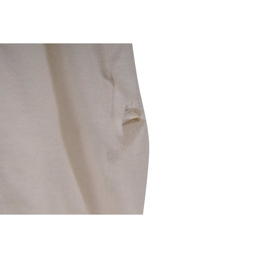 Vintage Distressed T Shirt Size Medium White 100% Cotton Thrashed Balmain 