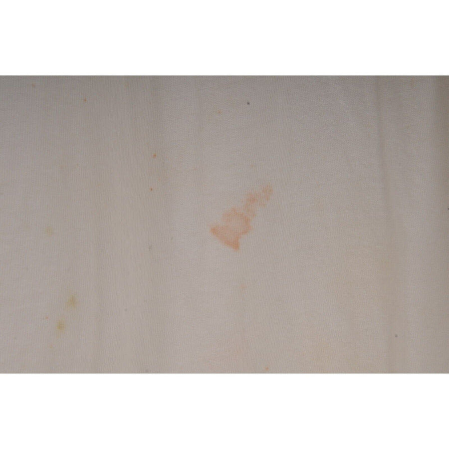 Vintage Distressed T Shirt Size Medium White 100% Cotton Thrashed Balmain 