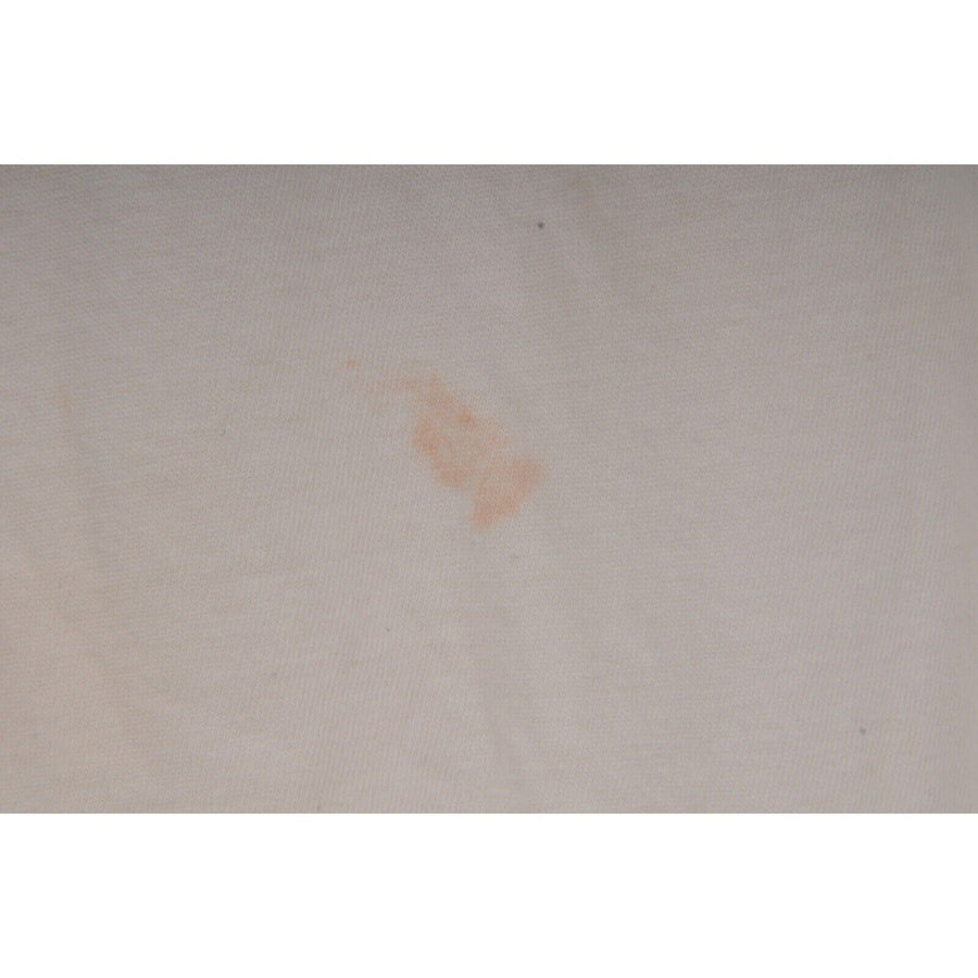 Vintage Distressed T Shirt Size Medium White 100% Cotton Thrashed Balmain 