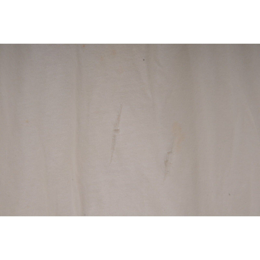 Vintage Distressed T Shirt Size Medium White 100% Cotton Thrashed Balmain 