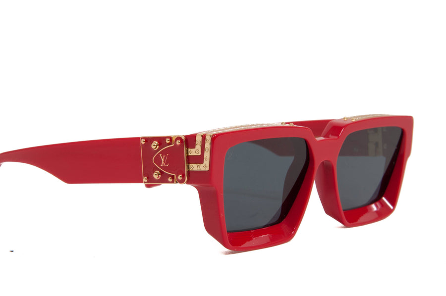 Louis Vuitton Red Z1169E 1.1 Millionaires Square Men's Sunglasses
