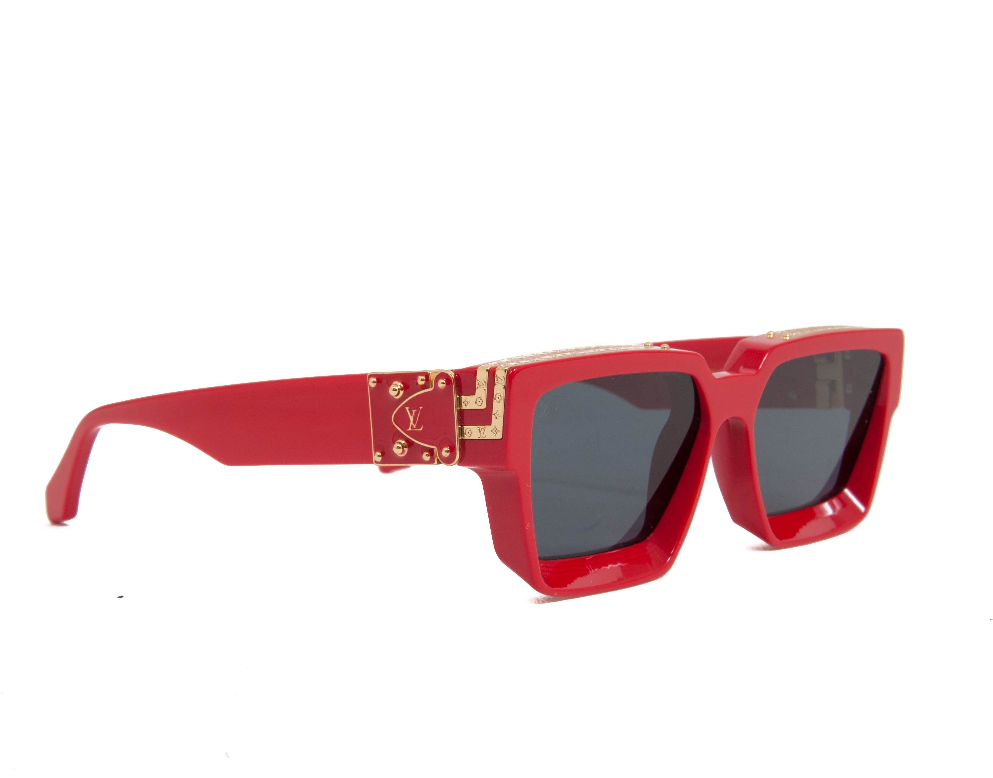 Louis Vuitton 1.1 Millionaires Sunglasses, Red, W