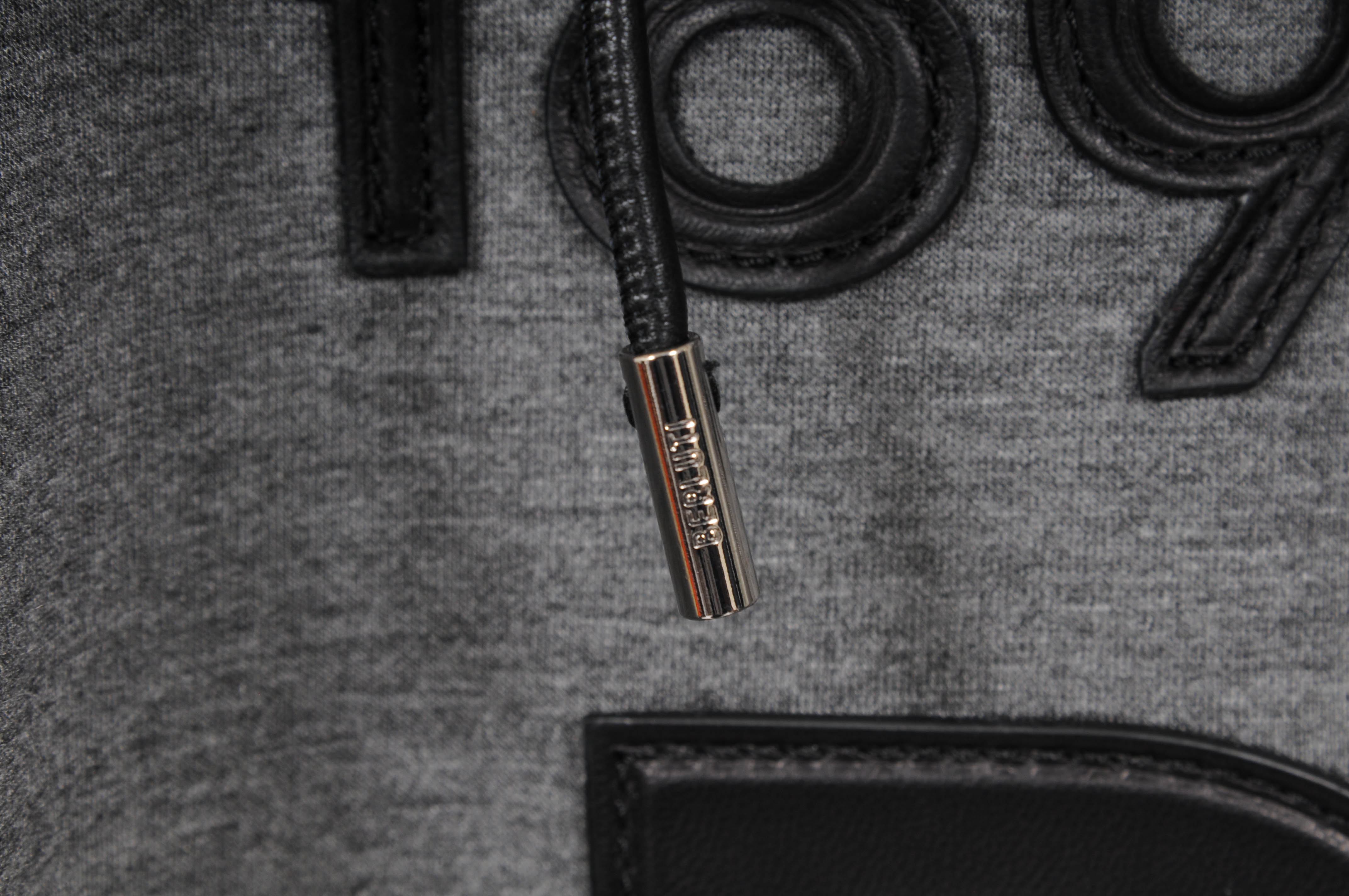 Berluti Men's 1895 B Paris Lev Gray Logo Hoodie Sweatshirt Hooded