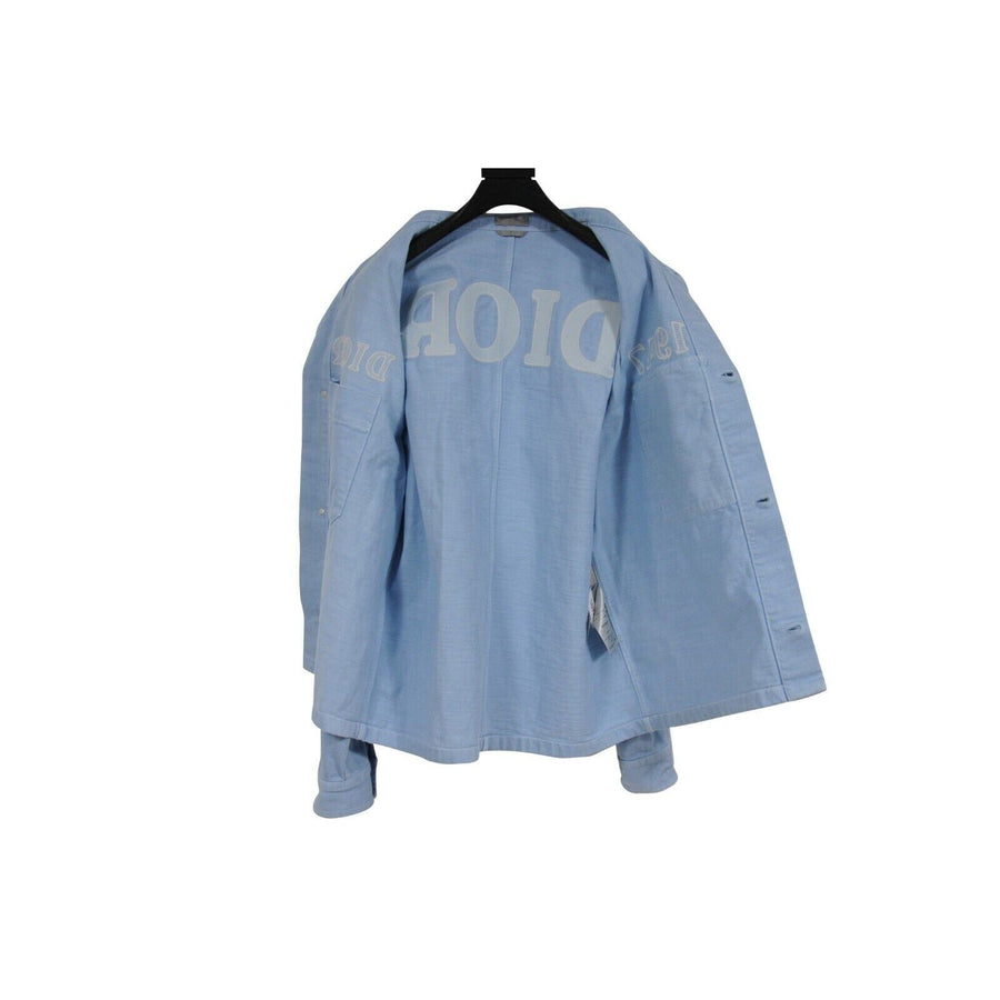 1947 Logo Light Blue White Jean Denim Jacket DIOR 