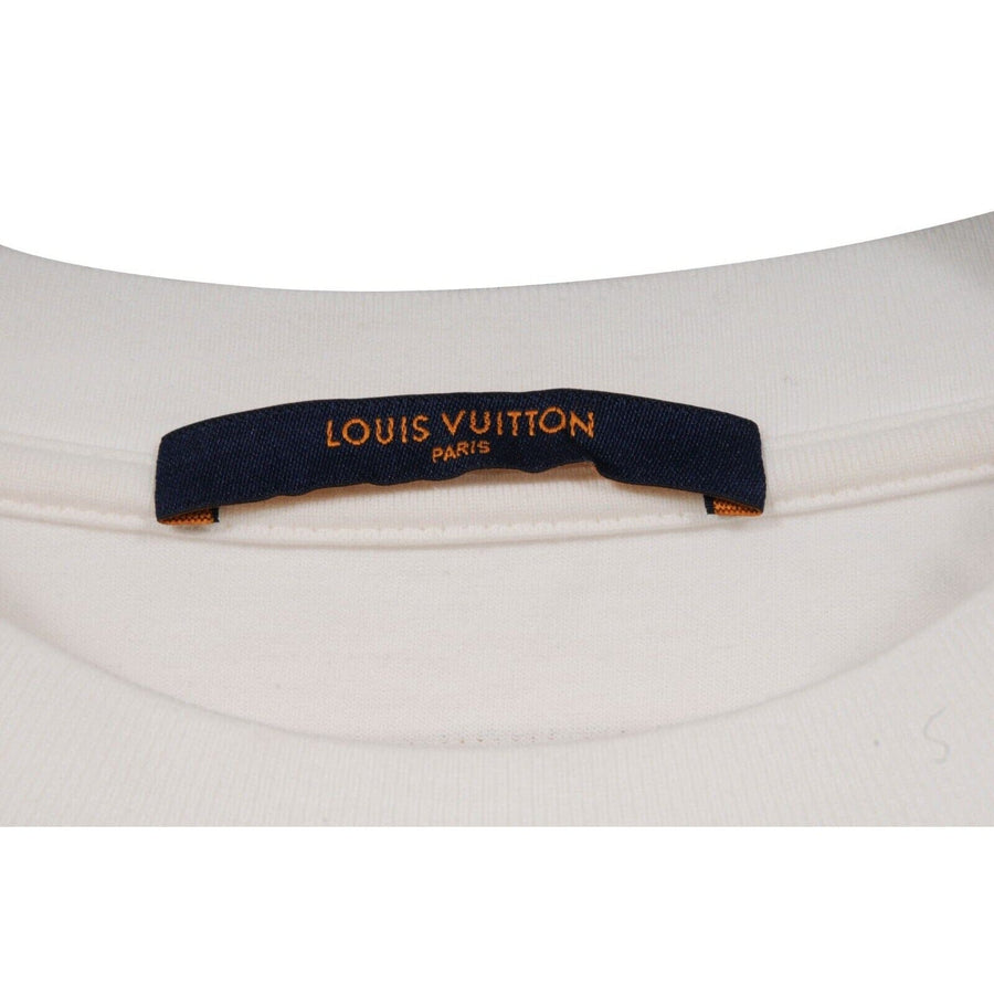 Louis Vuitton Men's XL Virgil Abloh 1990's Style Graffiti T-Shirt Tee Shirt  ref.503602 - Joli Closet