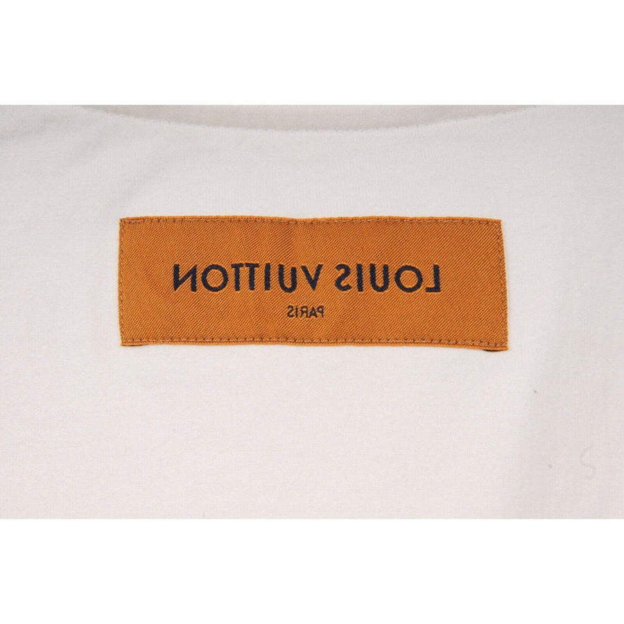 Louis Vuitton Men's XL Virgil Abloh 1990's Style Graffiti T-Shirt Tee –  Bagriculture